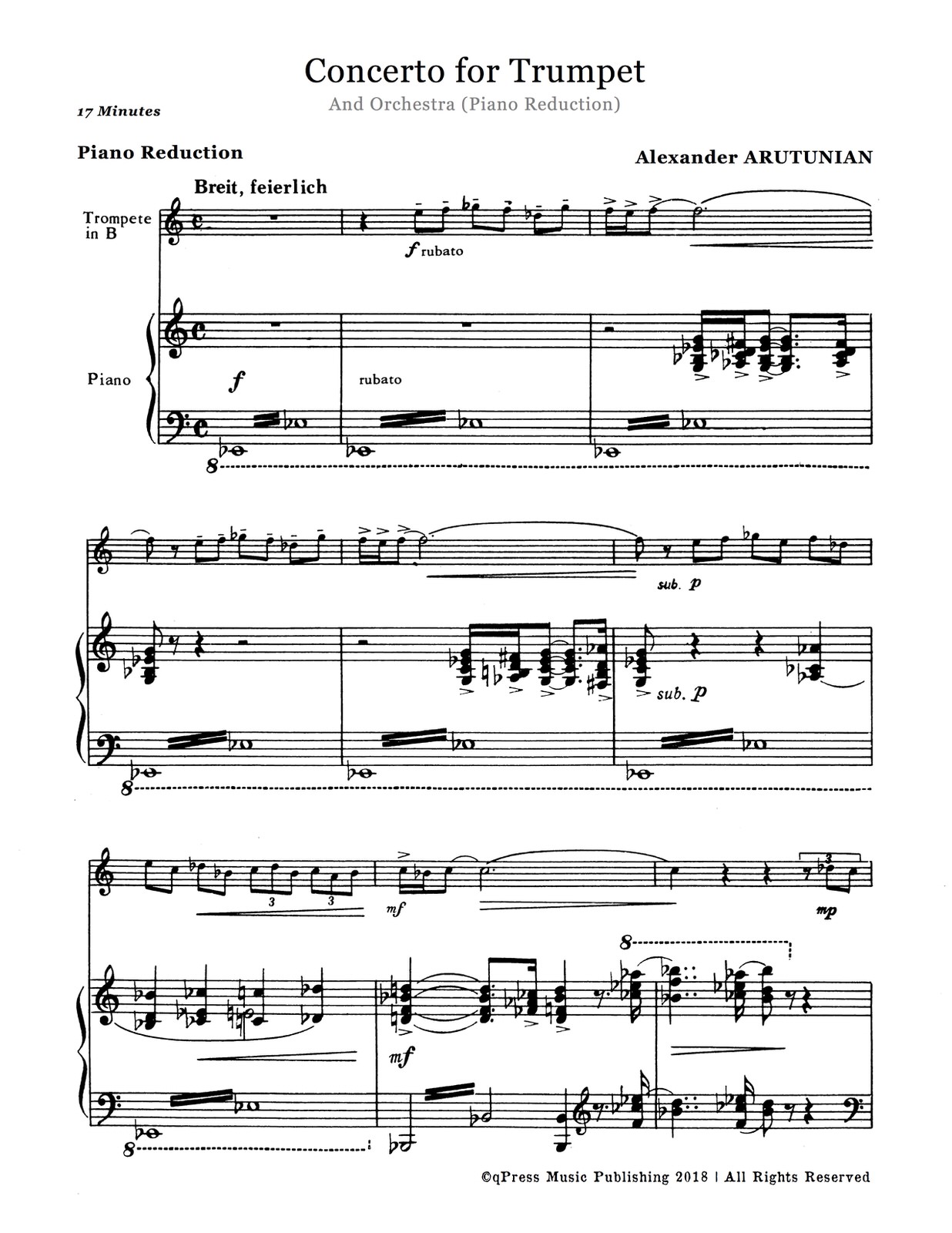 Arutunian trumpet concerto pdf imslp