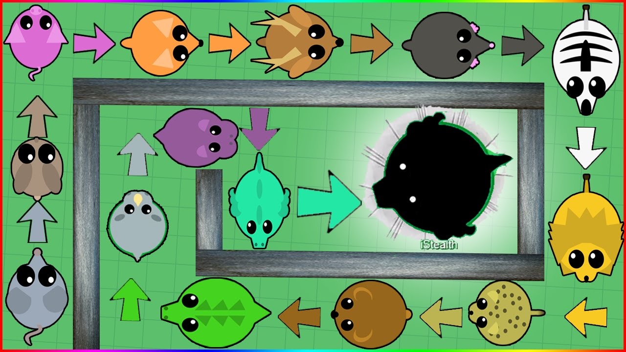 Mope.io how to become a cold animal