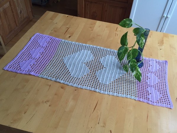 crochet table runner instructions