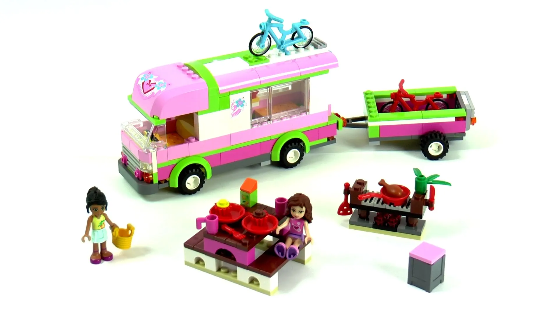 Lego friends camper trailer instructions