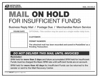 Usps hold mail form pdf
