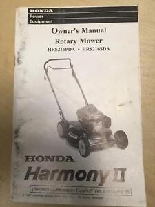honda lawn mower hru194 manual