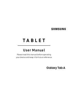 buy printed manual for samsung tab a model sm-t380