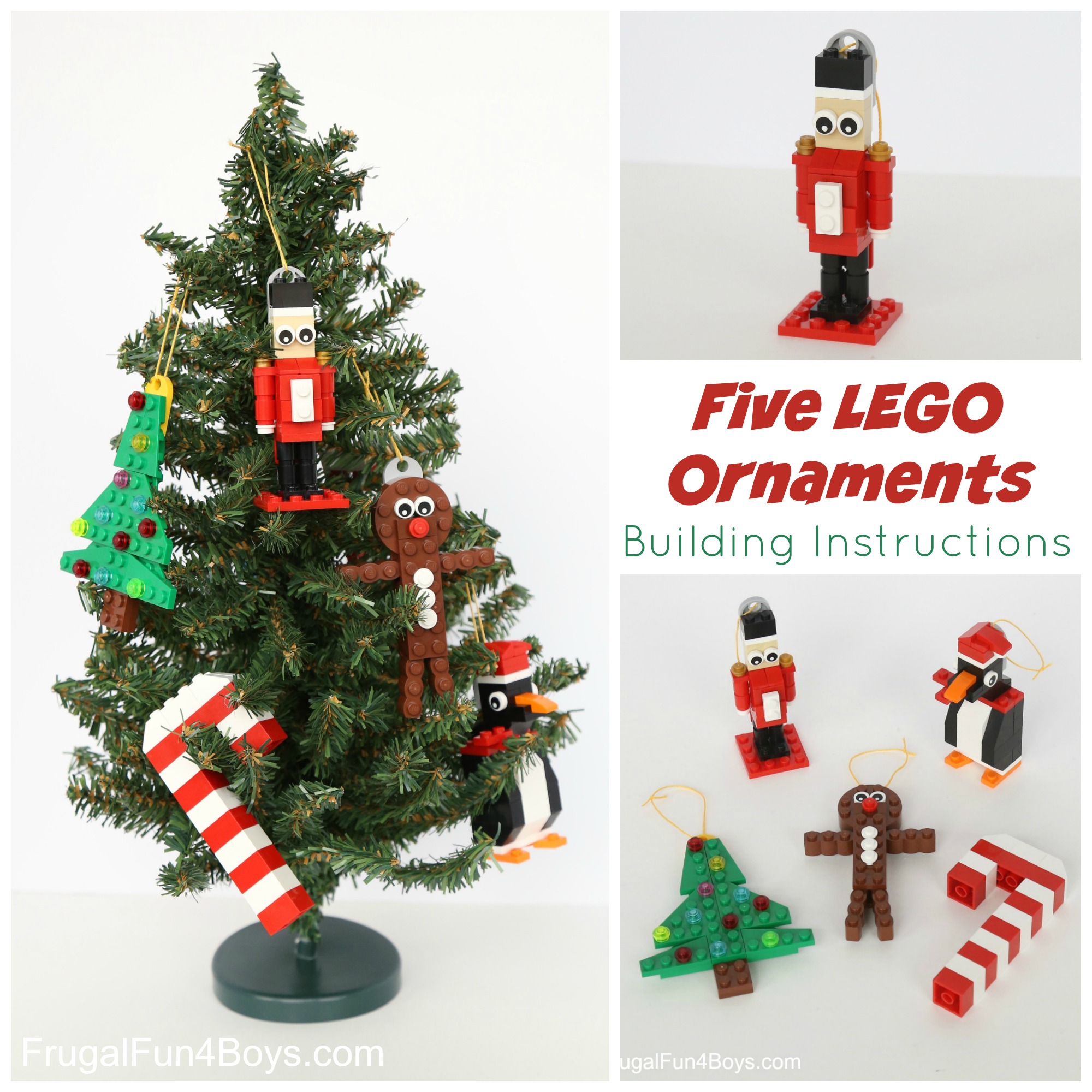 mini lego christmas tree instructions