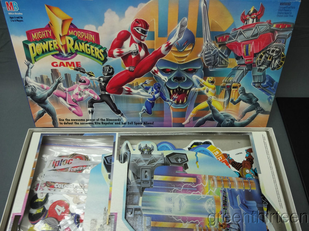 mighty morphin power rangers board game instructions