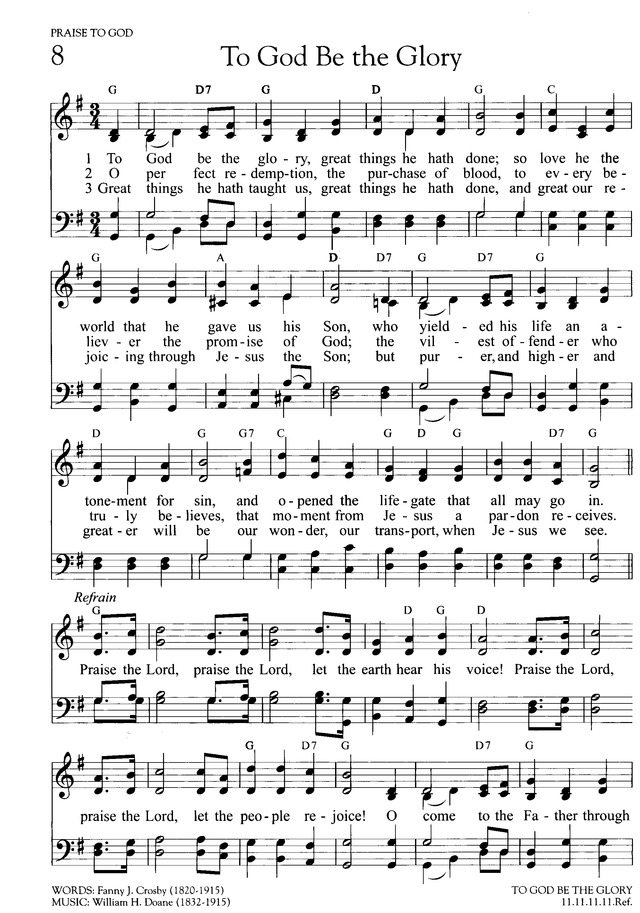 Praise the lord hymn book pdf