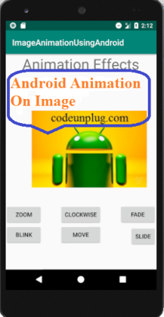 Android fragment slide animation example