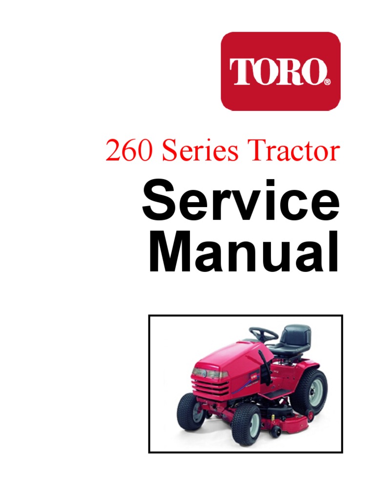 toro wheel horse service manual