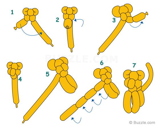 Balloon twisting dog instructions