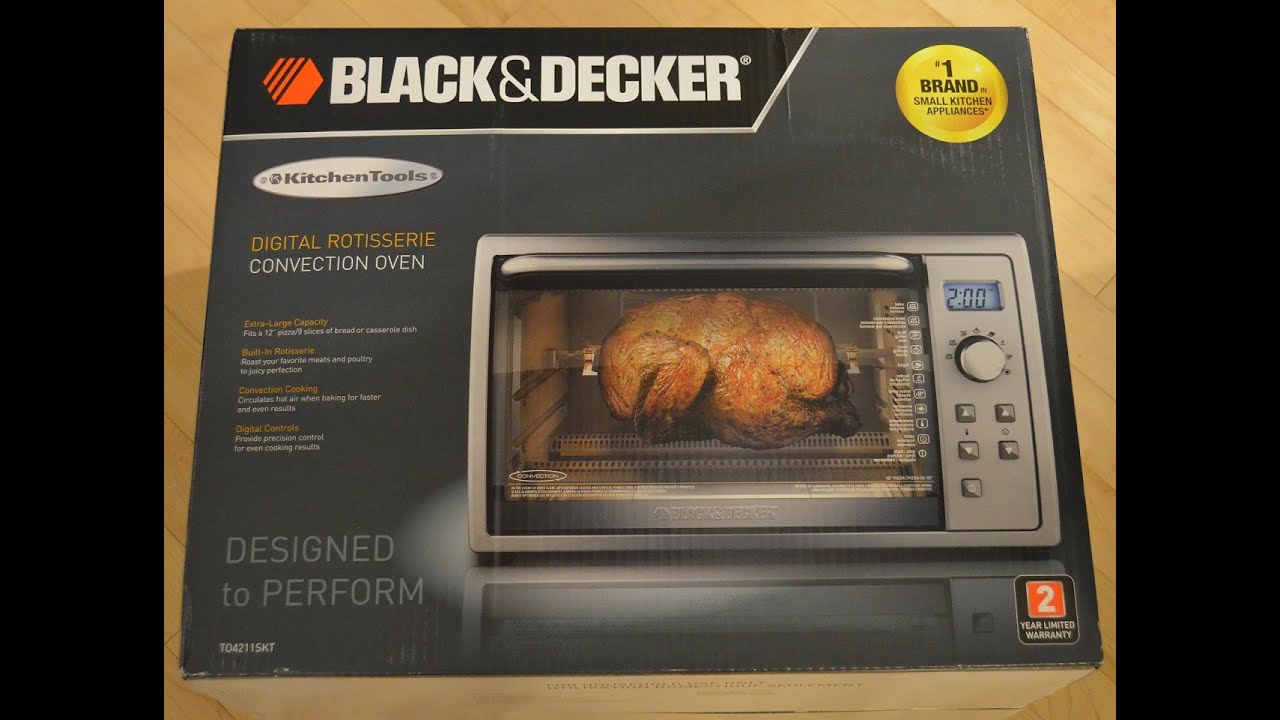 black and decker rotisserie oven manual