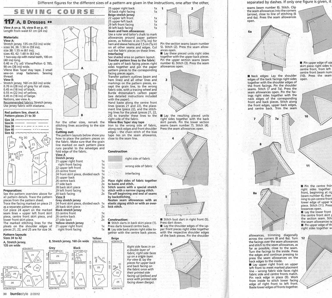 Burda pattern 9649 instructions pdf