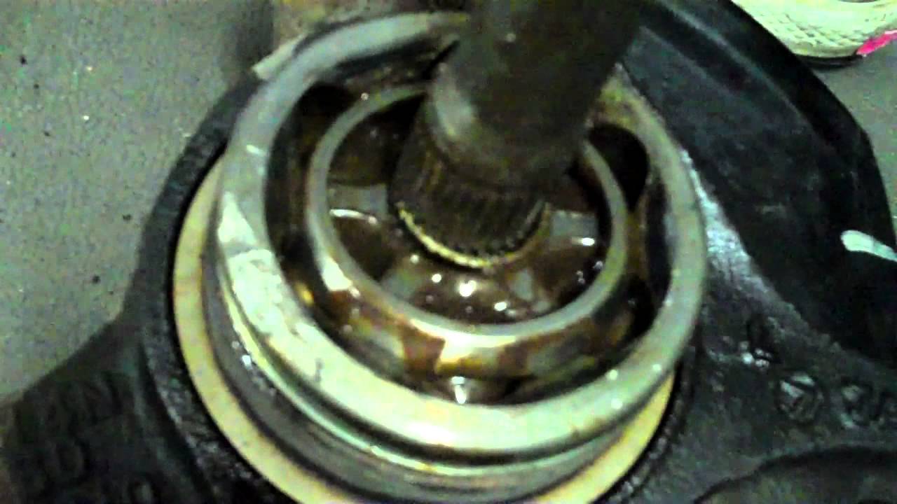 Rabbit 2007 how to change front axle
