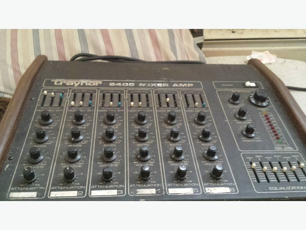 traynor 6400 mixer amp manual