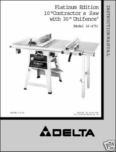 delta 36-069 table saw manual