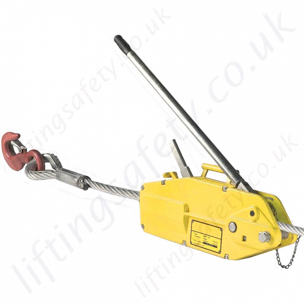 Wire rope puller manual hoist trolley