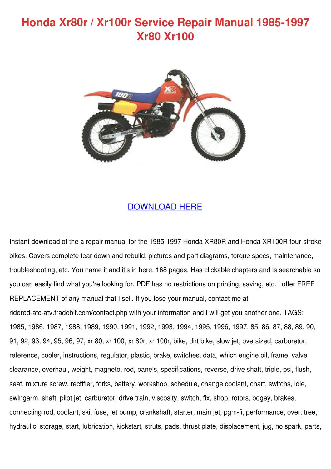 honda odyssey 1997 service manual pdf free