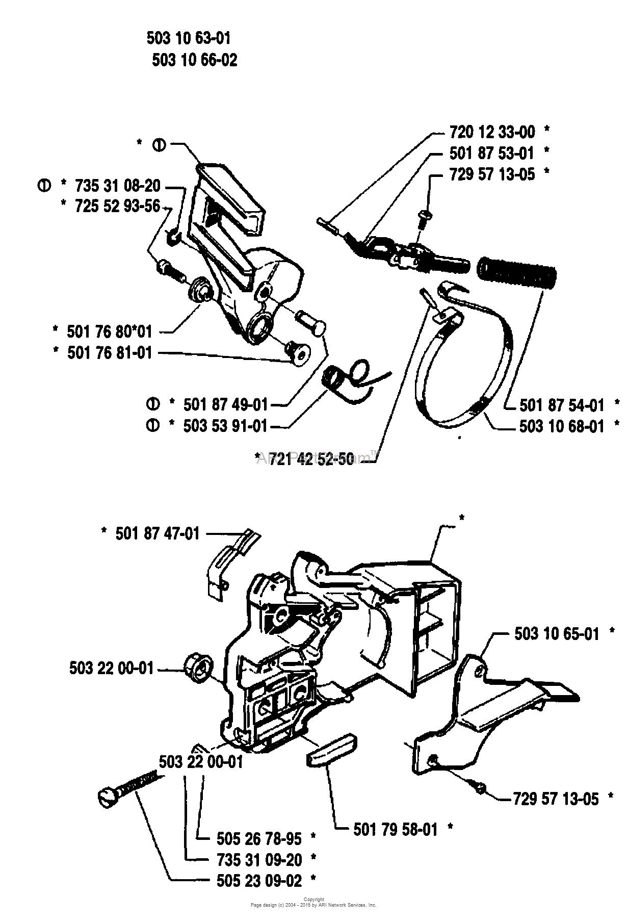 husqvarna 40 and 45 chainsaw parts manual
