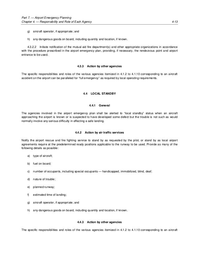 icao airport service manual part 1