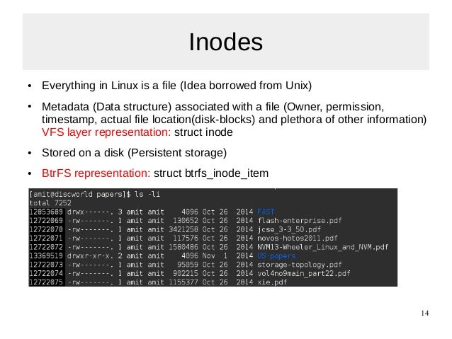 Inode structure in linux pdf
