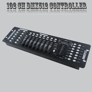Lixada 192 channels dmx512 controller manual