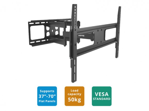 soniq adjustable flat panel wall mount instructions