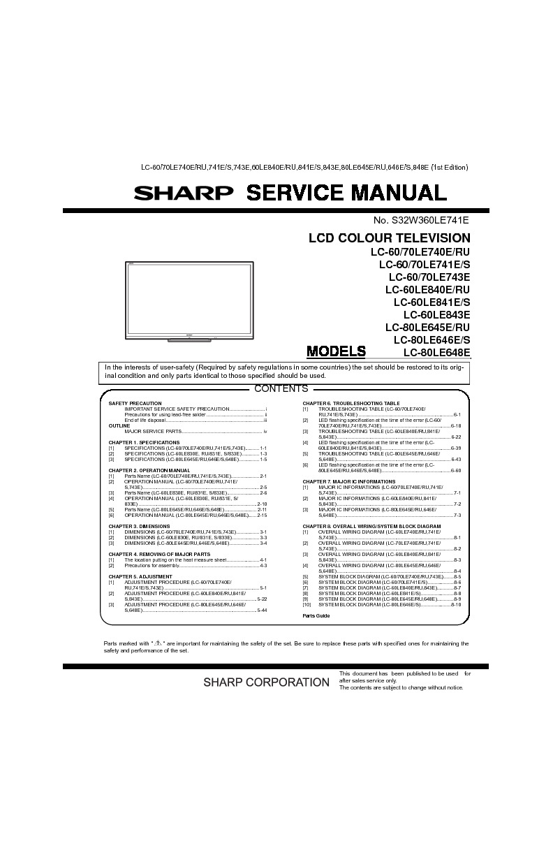 Tv service manual free download pdf